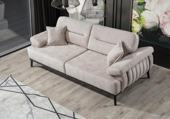 Luxe 4-delige bankstel Moderne bank 3 + 3 + fauteuil + salontafel Woonkamer Set