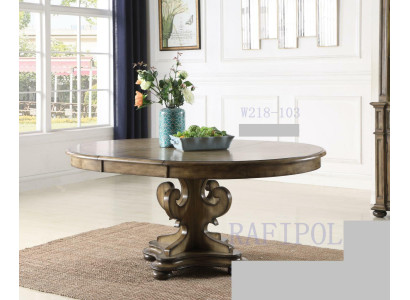 Designer eettafel luxe eetkamertafels gestoffeerde houten tafel Rond meubilair