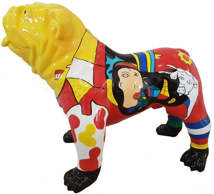 Ontwerp Figuren Sculpturen Moderne Bulldog Sculptuur Decoratie Tuin Nieuw Decoratie