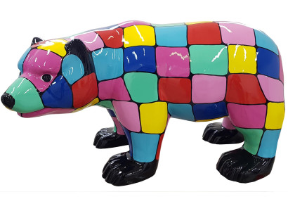 Ontwerper figuur standbeeld moderne figuren decoratie beer tuin sculptuur beeldhouwwerken