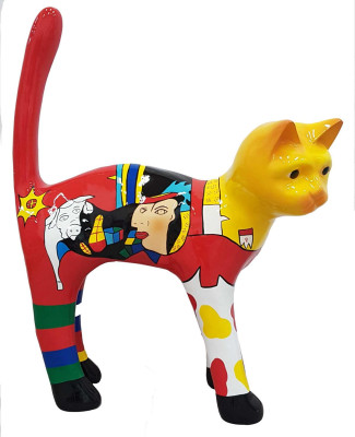 Ontwerper Abstracte Figuur Moderne Figuren Decoratie Kat Beeldhouwwerken Decoratie