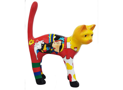 Ontwerper Abstracte Figuur Moderne Figuren Decoratie Kat Beeldhouwwerken Decoratie