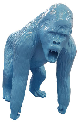 Gorilla Designer Figuur Standbeeld Moderne Beeldhouwwerken Standbeelden Decoratie Deco Tuin Nieuw