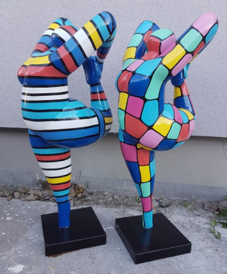 Ontwerper Abstracte figuren Moderne decoraties Vrouwelijke figuren Sculptuur Sculpturen