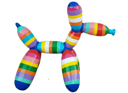 Ontwerpfiguren Vrouwen Sculpturen Moderne Abstracte Sculptuur Opblaasbare Hond