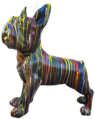 Ontwerpfiguren Beeldhouwwerken Moderne Bulldog Hond Sculptuur Decoratieve Sculpturen Nieuw