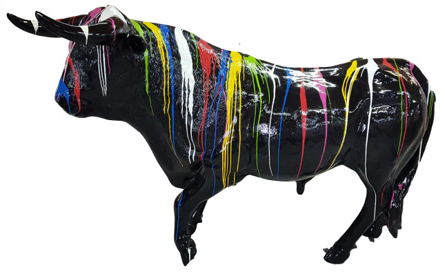 Ontwerp Figuren Beelden Moderne Abstracte Beeldhouwwerk Stier Tuindecoratie xxl