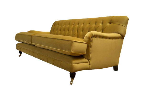 Chesterfield bankstel 3-zits gestoffeerd textiel stof banken Elegante bankstellen