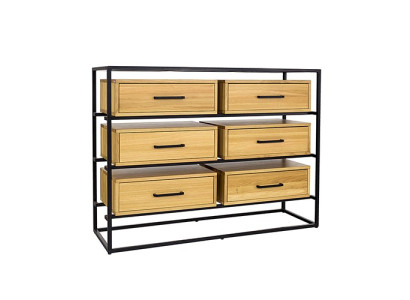 Ontwerp Commode Kast Plank Authentiek Hout Side Low Board