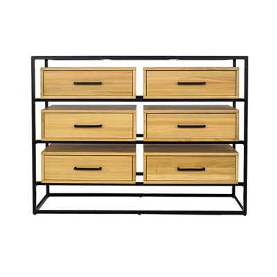 Ontwerp Commode Kast Plank Authentiek Hout Side Low Board