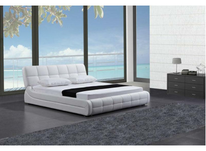 Modern bedden gewatteerde dubbele huwelijks luxe leren designer