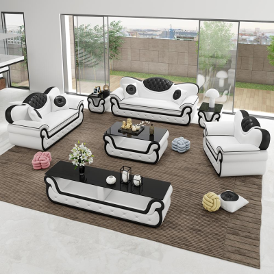 Compleet set bankstel 7-delig. Zit sideboard design woonkamergroep zitgroep.