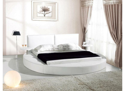 Rond Bed Modern Design Luxe Bekleding Ronde Bedden Textiel Stof.