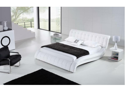Bedden Bed Bekleding Dubbel Huwelijk Hotel Luxe Leder Moderne Decor Designer