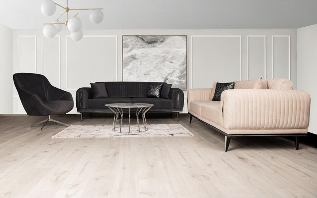 Driepersoonsbank Bekleding Meubels Inrichting 3 Zitplaatsen Banken Bank Stof