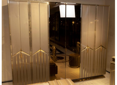 Kledingkast Luxe Kast Meubelen Moderne Slaapkamer Kasten Hout Metaal