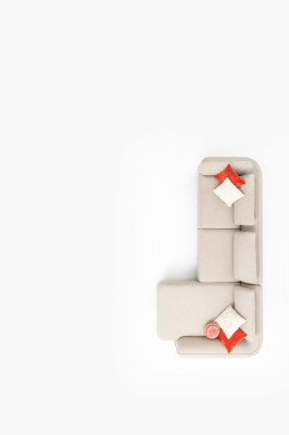 Hoekbank L-vorm bank Luxe bankstellen Meubels Woonkamer Modern Design 330x170