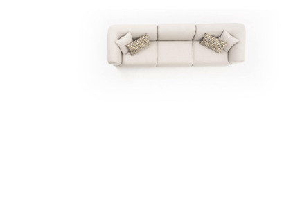 Bank 5-zitter Beige Luxe Woonkamer Bank Moderne Stijl Bank Groot xxl Banken