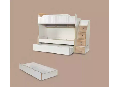 Stapelbed kinderbed hoogslaper stapelbed kinderkamer wit bed