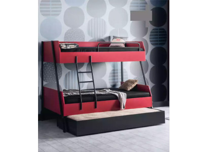 Jongerenbed kinderbed Kids design Modern bed kinderkamer hout bedden