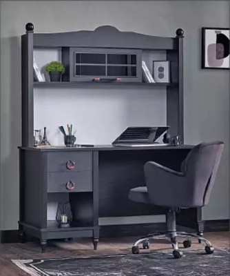 Complete kamer Slaapkamer Bed Kast Bureau Zwart 3-delig