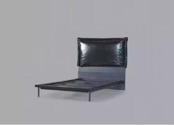 Ontwerper kinderbed tienerbed metaalmeubels met zacht 120x200cm.