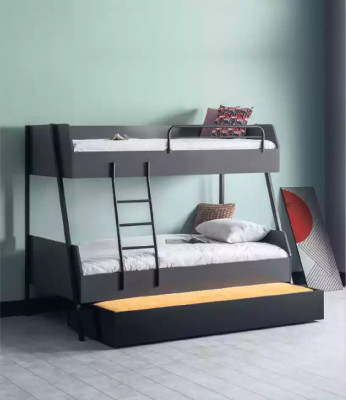 Jongerenbed kinderbed kinderen ontwerp modern bed kinderkamer bedden hout