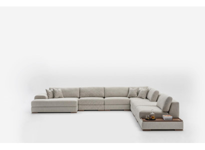 Bankstellen U-vorm Modern Design Meubels Luxe Woonkamer Grijs Nieuwe Hoekbank