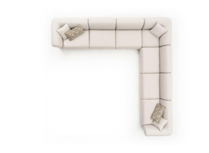 Sofa L-vormige gestoffeerde bank woonkamer moderne meubels 405x405cm bankstellen hoekbank