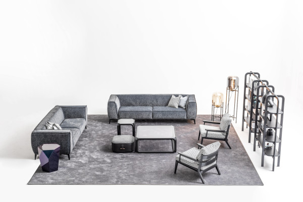 Bankstel 431-zits banken Fauteuils Luxe set xxl Stoffen bankstel Meubels