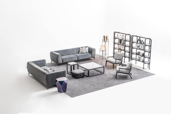 Bankstel 431-zits banken Fauteuils Luxe set xxl Stoffen bankstel Meubels