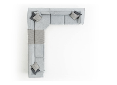 Hoekbank L-vorm Design Moderne Banken Bank Woonkamer Gestoffeerde Bank 430x340