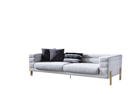 Vierzitter bank 4-zitsbanken stof wit woonkamer luxe modern zitje