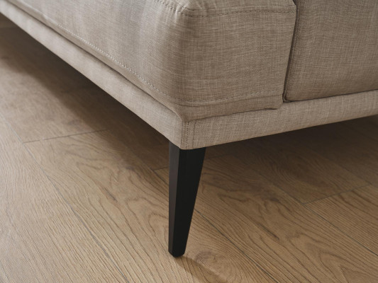 Bank 3 zits Bankstellen Stof Beige Moderne Woonkamerontwerp