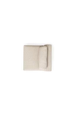 Bank U-vorm Luxe woonkamer hoekbank Beige gestoffeerde bank Modern designstijl