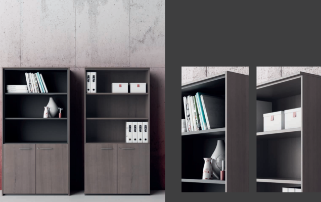 Meubels Inrichting Plank Planken Hout Ontwerp Nieuw Archiefkast Kast Kantoor Systeem