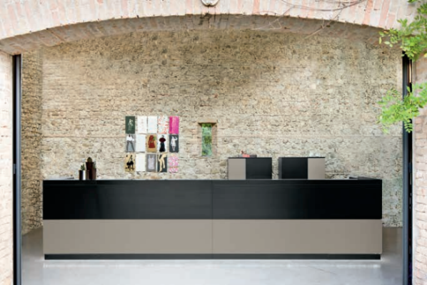 Theke meubels ontvangstbalie kantoor meubels ontvangstbalies bureau praktijk Frezza