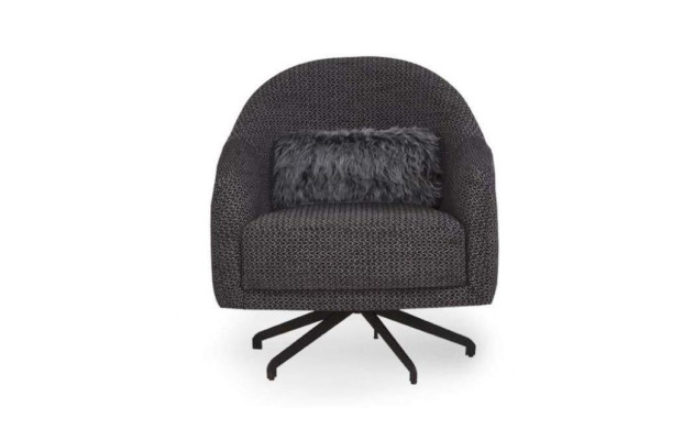 Ontwerp fauteuil woonkamer luxe meubels Zwarte stijlvolle loungeclub