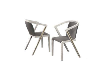 Luxe stoel modern ontwerp eetkamer fauteuil stoelen gestoffeerde meubels