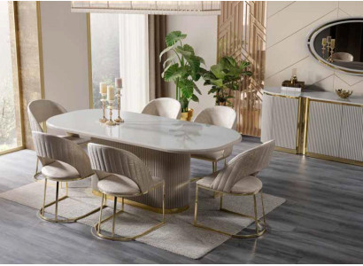 Ovale eettafel eetkamerset keukentafel eetkamertafel stoelset