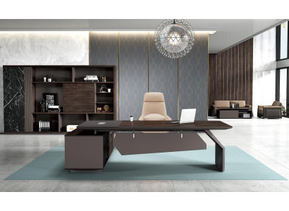 Kantoorinrichting 2-delig Set Bureau Tafels Bureau Kast