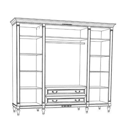 Kledingkast houten kasten Slaapkamer meubels Design slaapkamer meubels