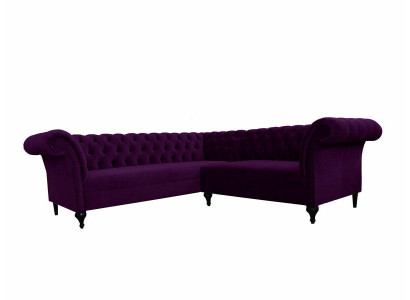 Chesterfield hoeksalon hoekbank designer bankstel bank sofa lederensofa