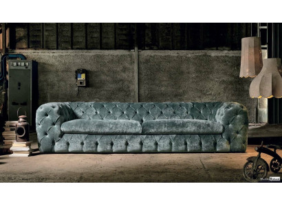 Luxe Chesterfield designer bankstellen leren bank textiel stof xxl grote bankstellen.