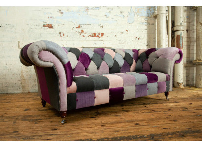Chesterfield bankstel 3-zits gestoffeerde designer banken banken set driezitter
