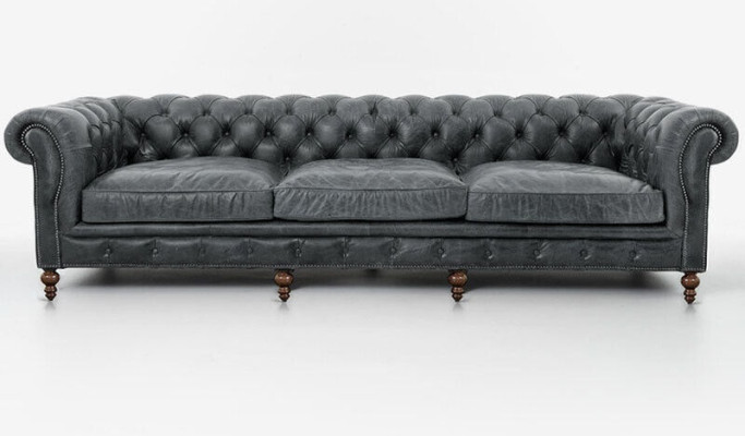 Chesterfield bankstel bank bank bekleding 321 zits lederen bankstellen  Chesterfield bankstel bank met bekleding van 321 zits lederen bankstellen