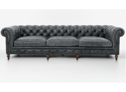 Chesterfield bankstel bank bank bekleding 321 zits lederen bankstellen  Chesterfield bankstel bank met bekleding van 321 zits lederen bankstellen