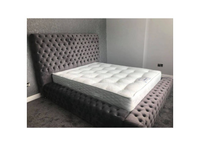 Moderne Stijlvolle Chesterfield Bed Slaapkamer Bedden Textiel Meubels