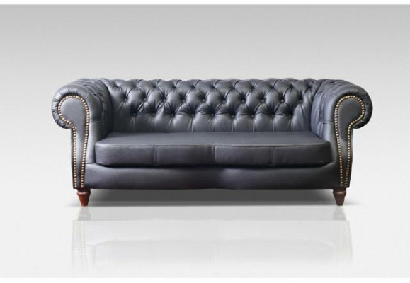Chestefield bankstel lederen sofa bankstel bekleding zithoek bank 3+2+1 nieuw