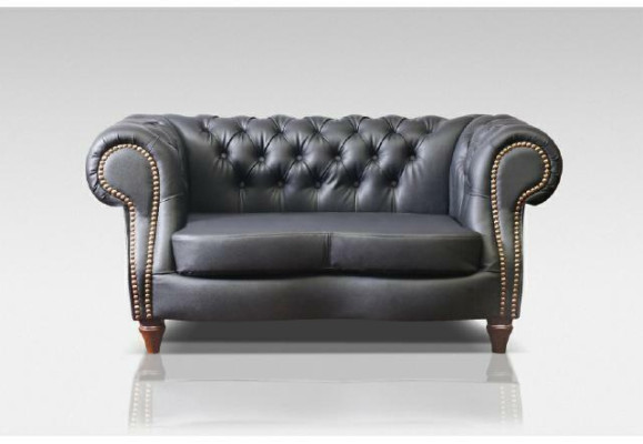 Chestefield bankstel lederen sofa bankstel bekleding zithoek bank 3+2+1 nieuw